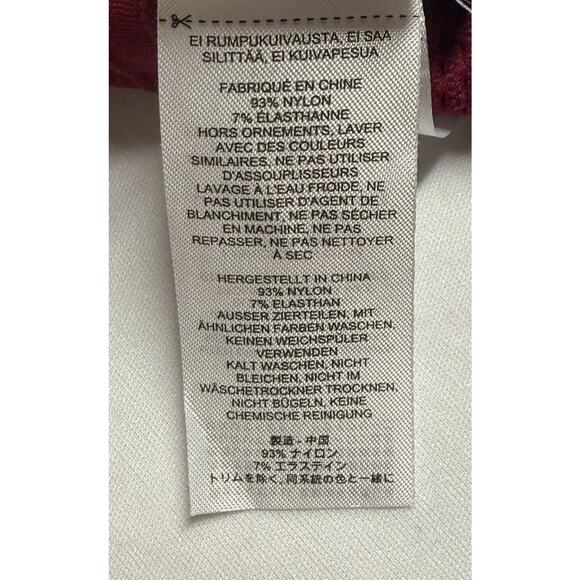 Gymshark Energy Seamless High Rise Perforated Leggings Burgundy Womens Small S - Picture 8 of 15